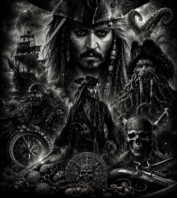 Jack Sparrow | Pirates des Caraïbes | DarkCollectionStudio