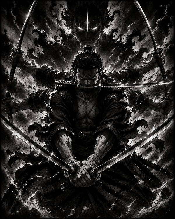 Roronoa Zoro Ashura | One Piece | DarkCollectionStudio