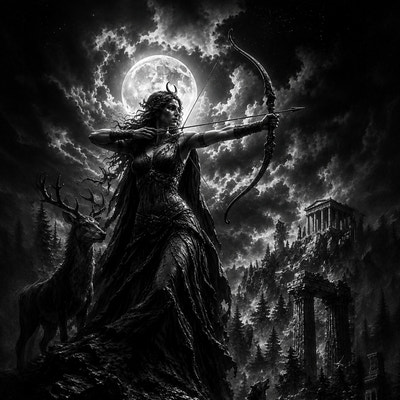 Artémis | Mythologie | DarkCollectionStudio — aperçu à l'échelle