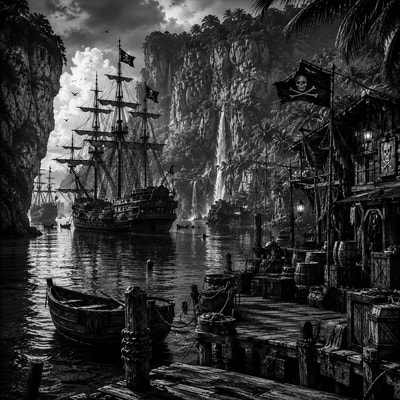La Baie des Pirates | Pirates | DarkCollectionStudio — aperçu à l'échelle