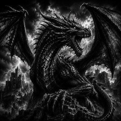 Dragon | Créatures | DarkCollectionStudio — aperçu à l'échelle