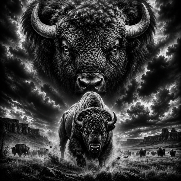 Le Bison | Animaux | DarkCollectionStudio