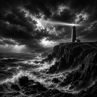 Le Phare | Paysages | DarkCollectionStudio — aperçu à l'échelle
