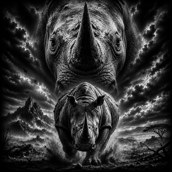 Le Rhinocéros | Animaux | DarkCollectionStudio