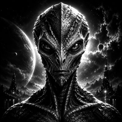 Le Reptilien | Science-Fiction | DarkCollectionStudio — aperçu à l'échelle