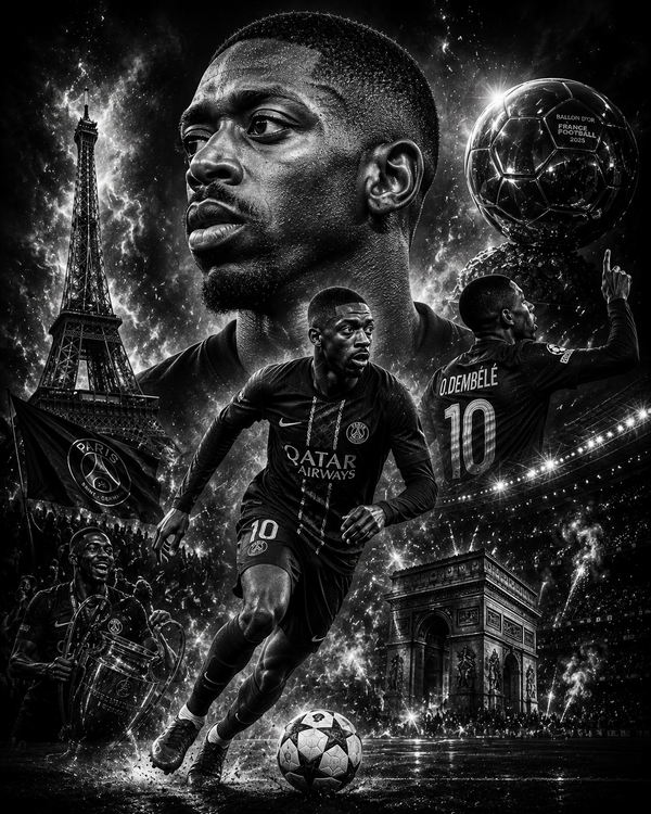 Ousmane Dembélé | Célébrités | DarkCollectionStudio