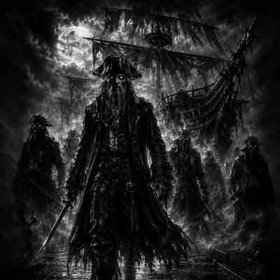 Le Pirate Fantôme | Pirates | DarkCollectionStudio — aperçu à l'échelle