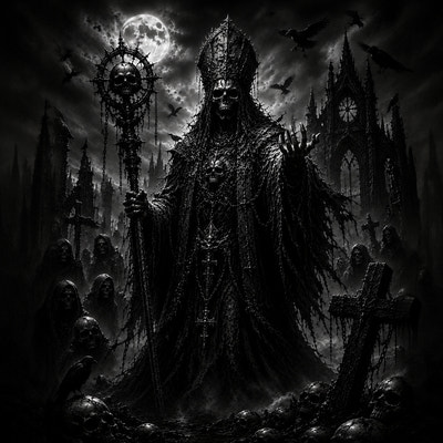 Roi Liche | Dark Fantasy | DarkCollectionStudio — aperçu à l'échelle