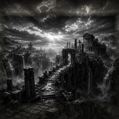 Les Ruines du Temple | Paysages | DarkCollectionStudio — aperçu à l'échelle