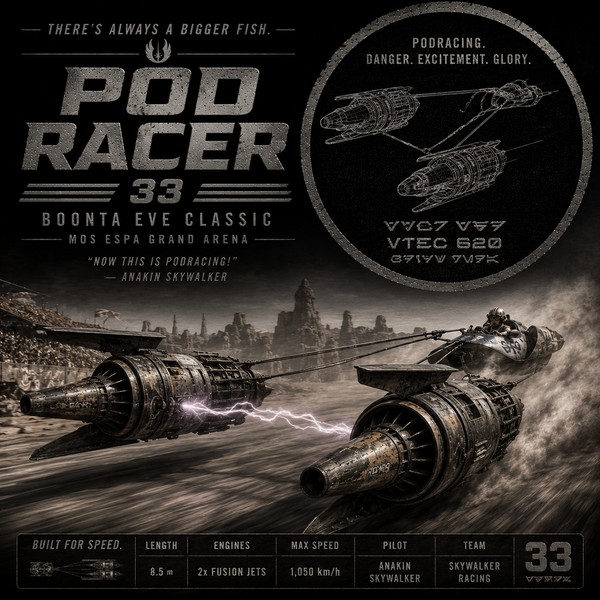 Pod Racer Star Wars | Légendes Mécaniques | DarkCollectionStudio