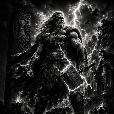 Thor | Mythologie | DarkCollectionStudio — aperçu à l'échelle