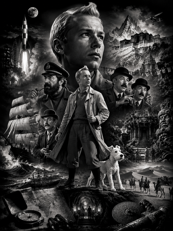 Tintin | Rêve d'Enfance | DarkCollectionStudio