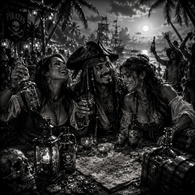 Tortuga | Pirates | DarkCollectionStudio — aperçu à l'échelle