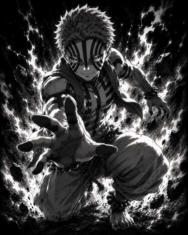Akaza | Demon Slayer | DarkCollectionStudio