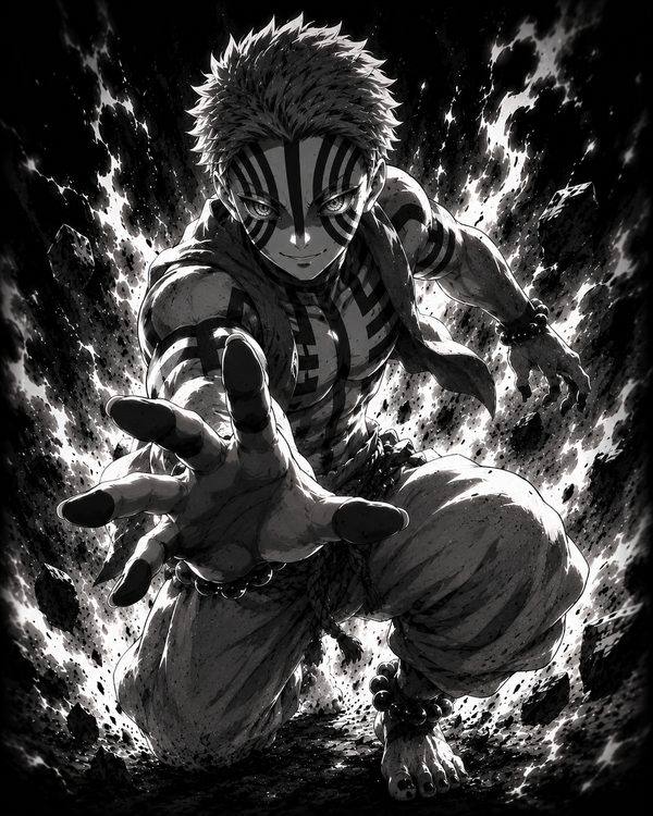 Akaza | Demon Slayer | DarkCollectionStudio