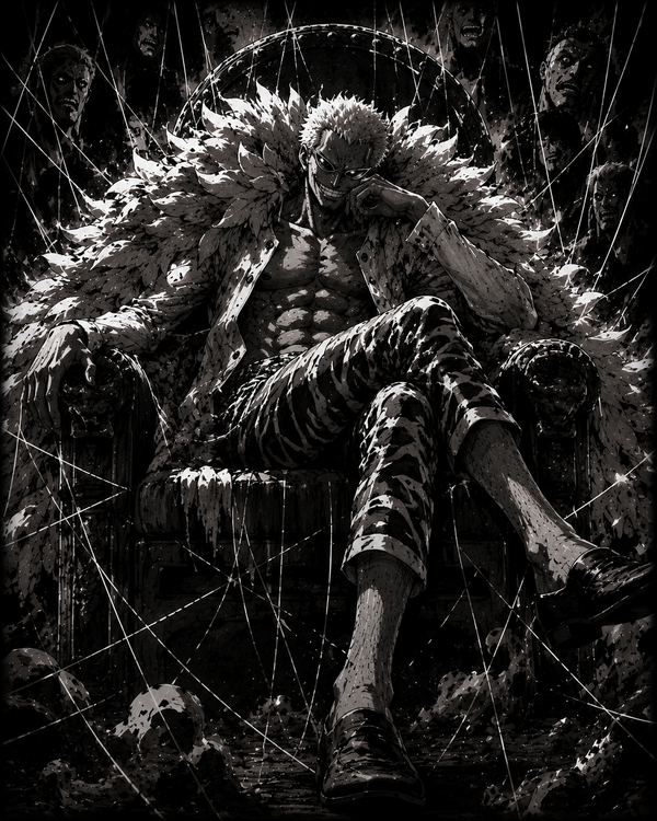 Doflamingo Trône | One Piece | DarkCollectionStudio