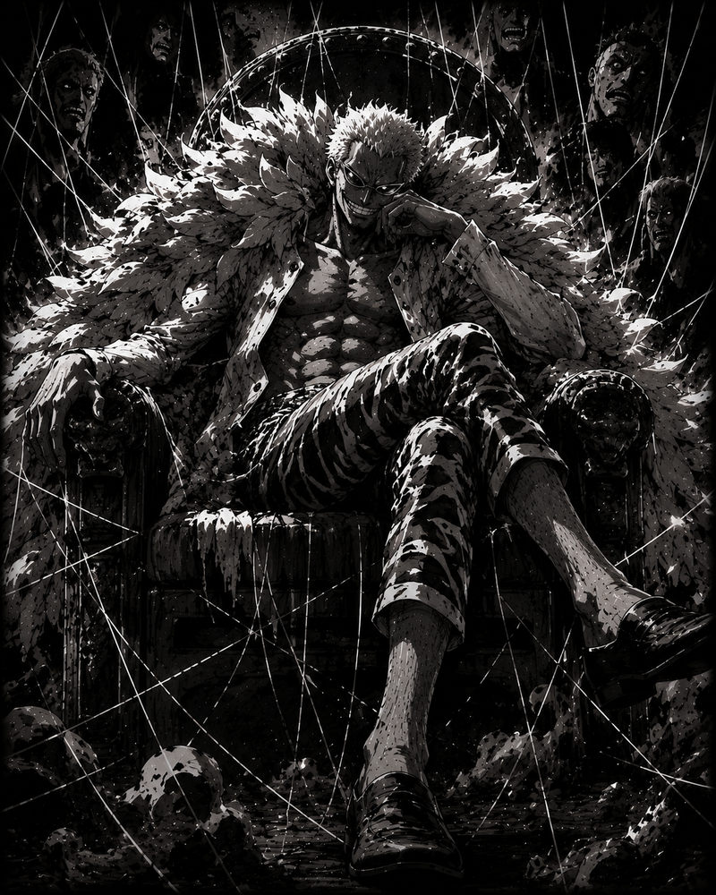 Doflamingo Trône | One Piece | DarkCollectionStudio