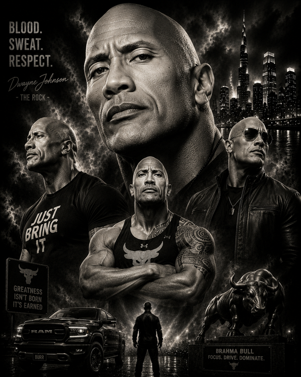 Dwayne Johnson | Célébrités | DarkCollectionStudio