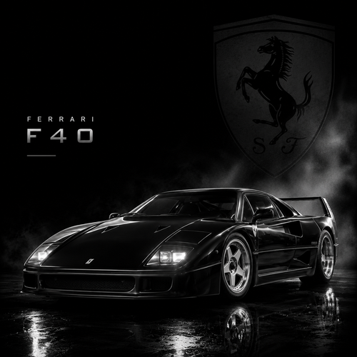 Ferrari F40 | Légendes Mécaniques | DarkCollectionStudio