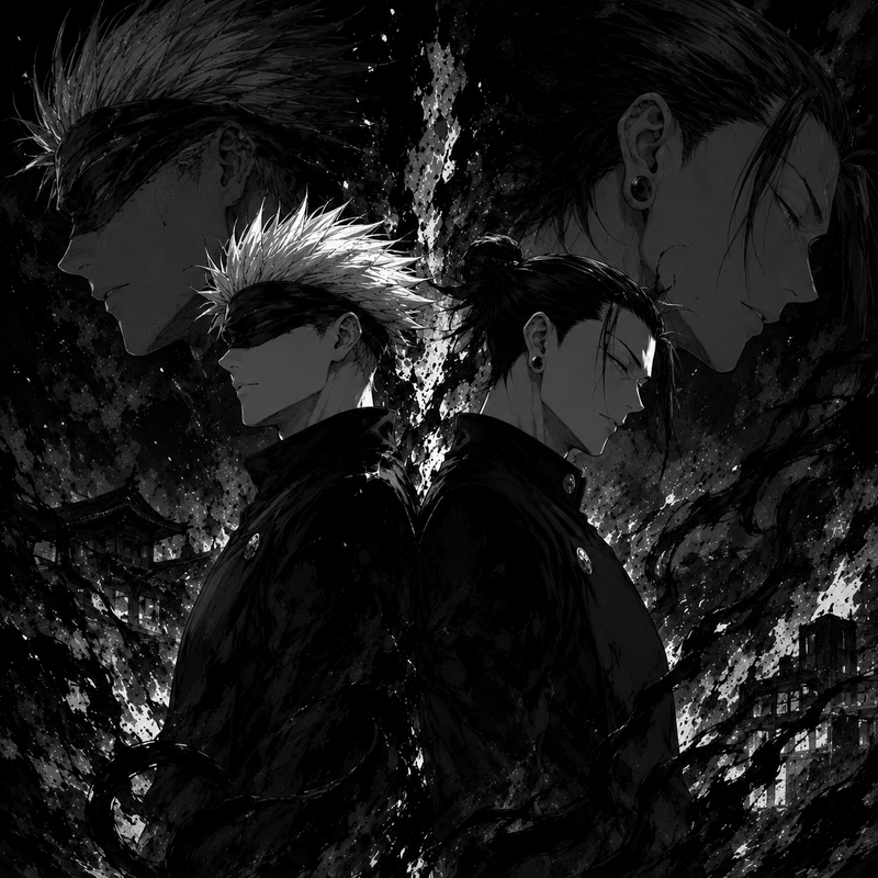 Gojo & Geto | Jujutsu Kaisen | DarkCollectionStudio