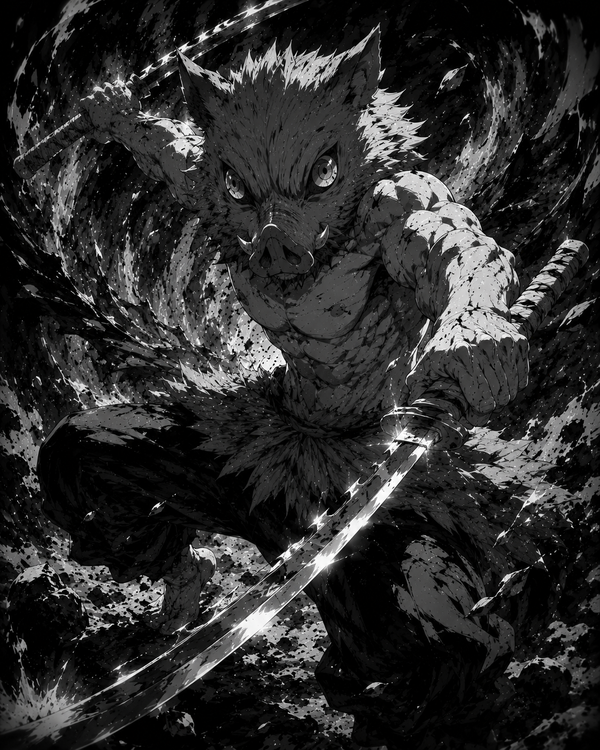 Inosuke Hashibira | Demon Slayer | DarkCollectionStudio