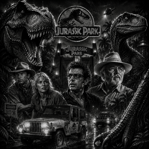T-Rex | Jurassic Park | DarkCollectionStudio