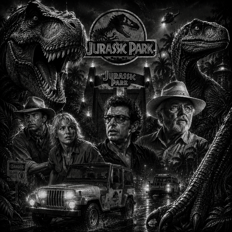 T-Rex | Jurassic Park | DarkCollectionStudio