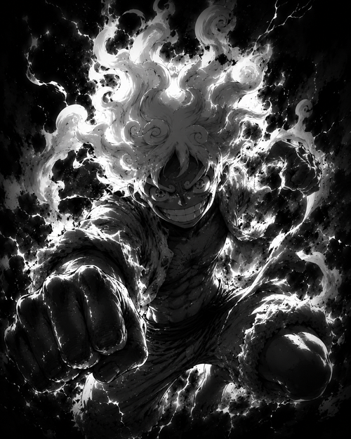 Monkey D. Luffy Gear 5 | One Piece | DarkCollectionStudio