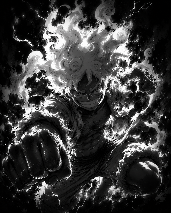 Monkey D. Luffy Gear 5 | One Piece | DarkCollectionStudio