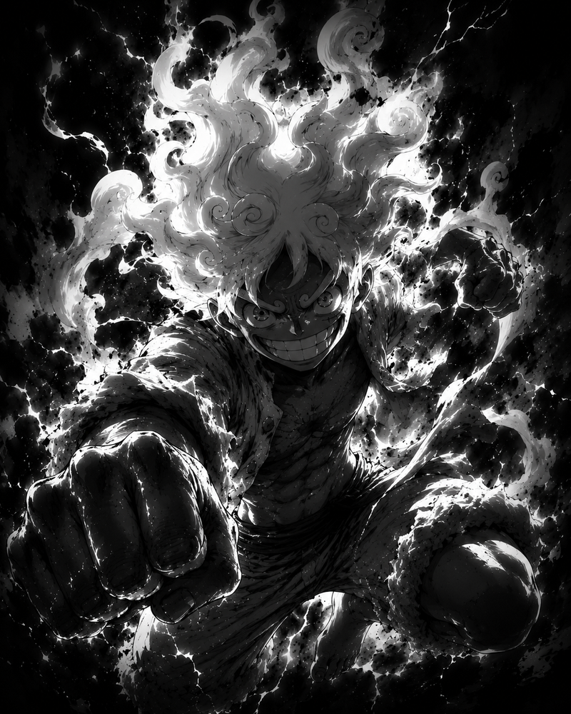 Monkey D. Luffy Gear 5 | One Piece | DarkCollectionStudio