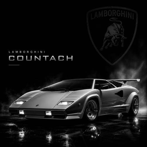 Lamborghini Countach | Légendes Mécaniques | DarkCollectionStudio
