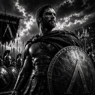 Léonidas | Conquérants | DarkCollectionStudio — aperçu à l'échelle