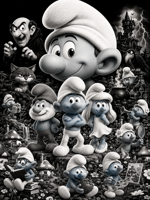 Les Schtroumpfs | Rêve d'Enfance | DarkCollectionStudio