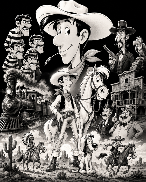Lucky Luke | Rêve d'Enfance | DarkCollectionStudio