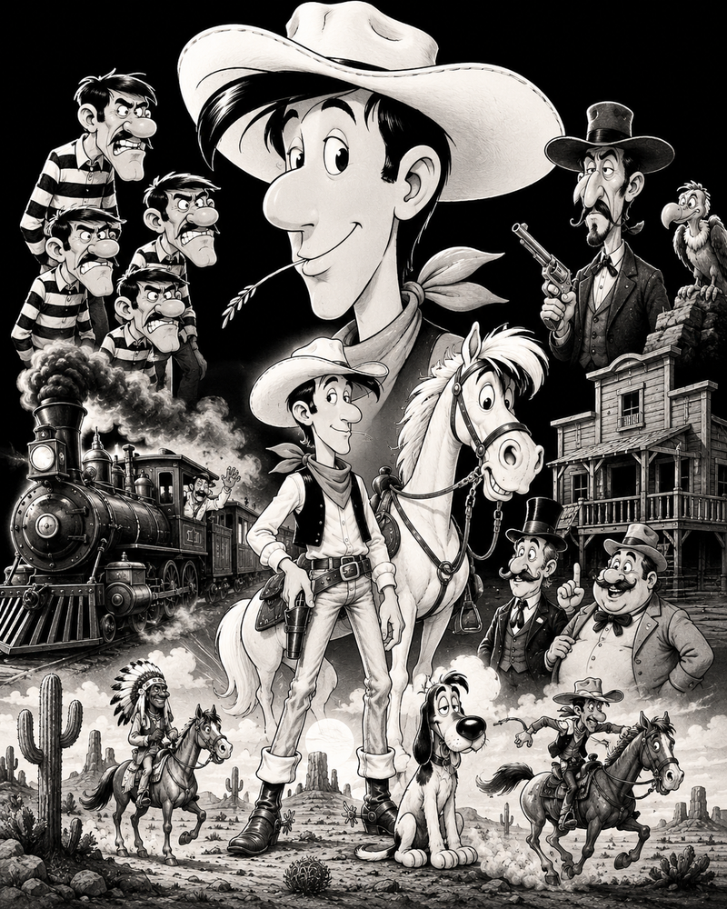 Lucky Luke | Rêve d'Enfance | DarkCollectionStudio