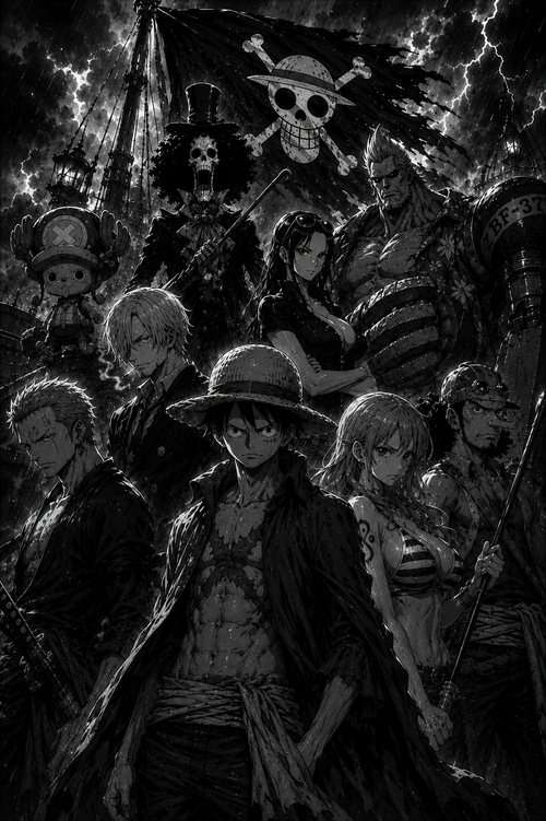 Équipage Mugiwara | One Piece | DarkCollectionStudio