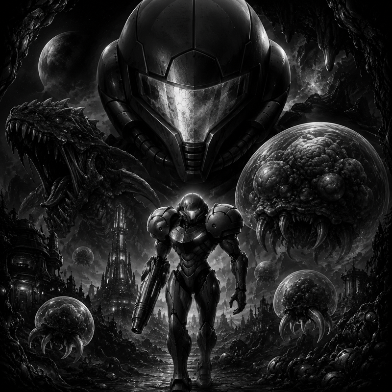 Samus Aran | Metroid | DarkCollectionStudio
