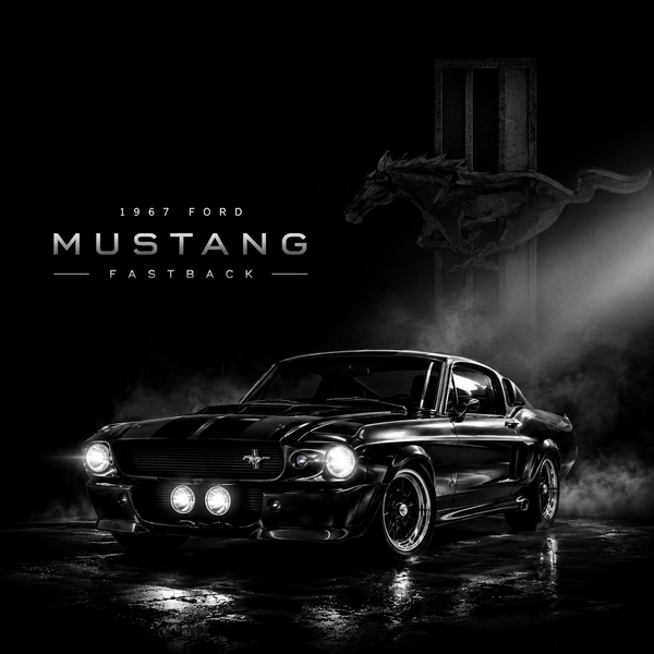 Mustang Fastback | Légendes Mécaniques | DarkCollectionStudio