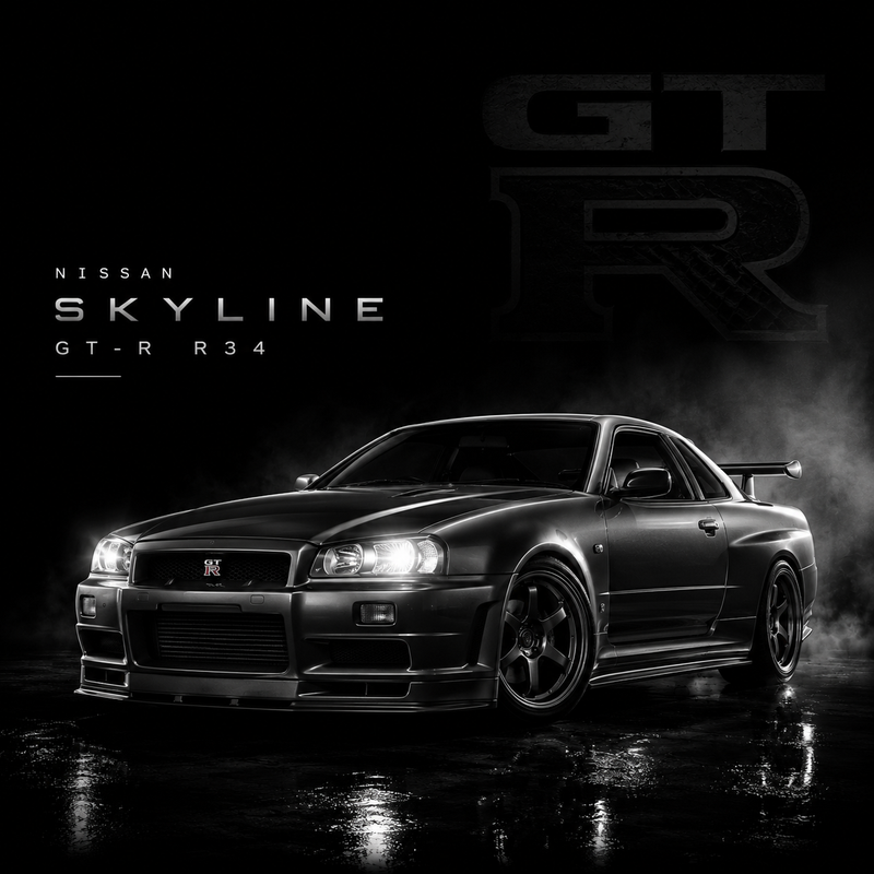 Nissan Skyline R34 | Légendes Mécaniques | DarkCollectionStudio