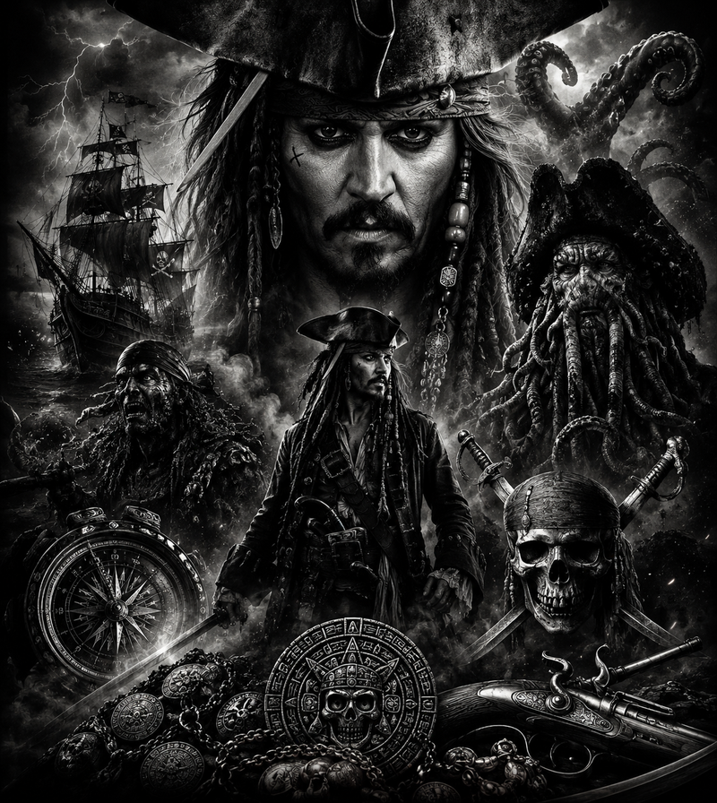 Jack Sparrow | Pirates des Caraïbes | DarkCollectionStudio