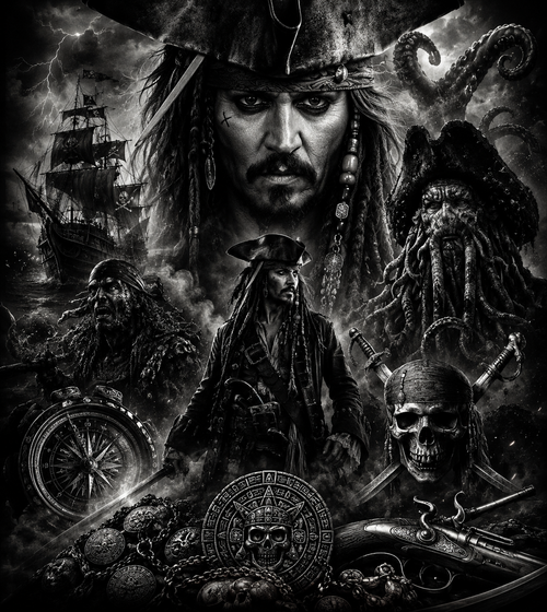 Jack Sparrow | Pirates des Caraïbes | DarkCollectionStudio