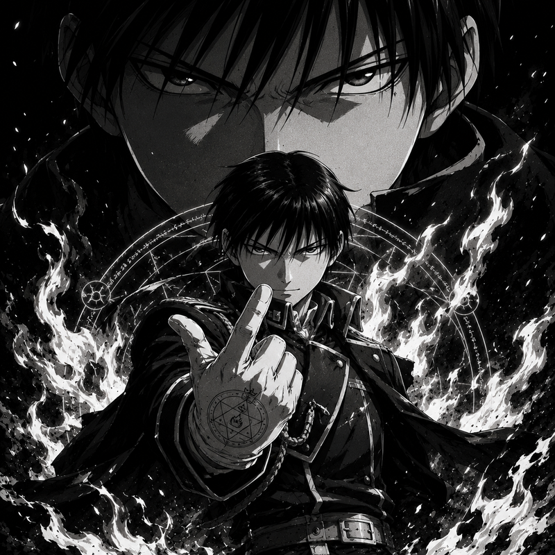 Roy Mustang | Full Metal Alchemist | DarkCollectionStudio
