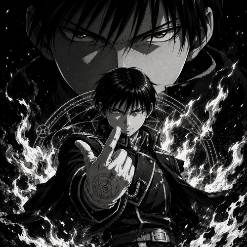 Roy Mustang | Full Metal Alchemist | DarkCollectionStudio