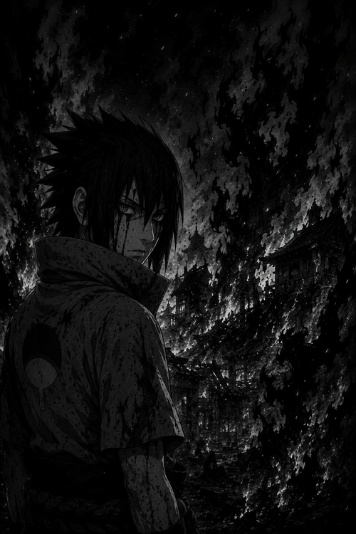 Sasuke Amaterasu | Naruto | DarkCollectionStudio