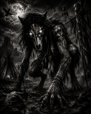 Skinwalker — gravé au laser sur céramique