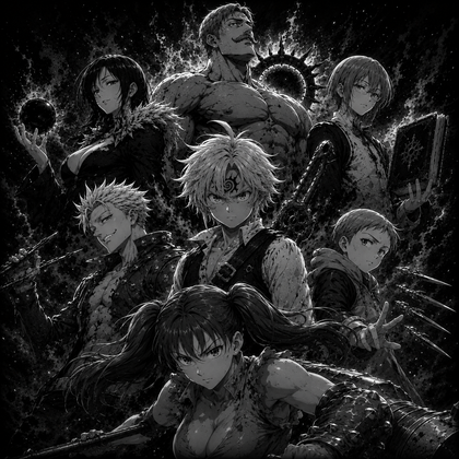 Seven Deadly Sins au Complet | Seven Deadly Sins | DarkCollectionStudio