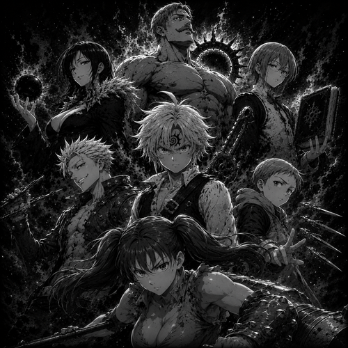 Seven Deadly Sins au Complet | Seven Deadly Sins | DarkCollectionStudio