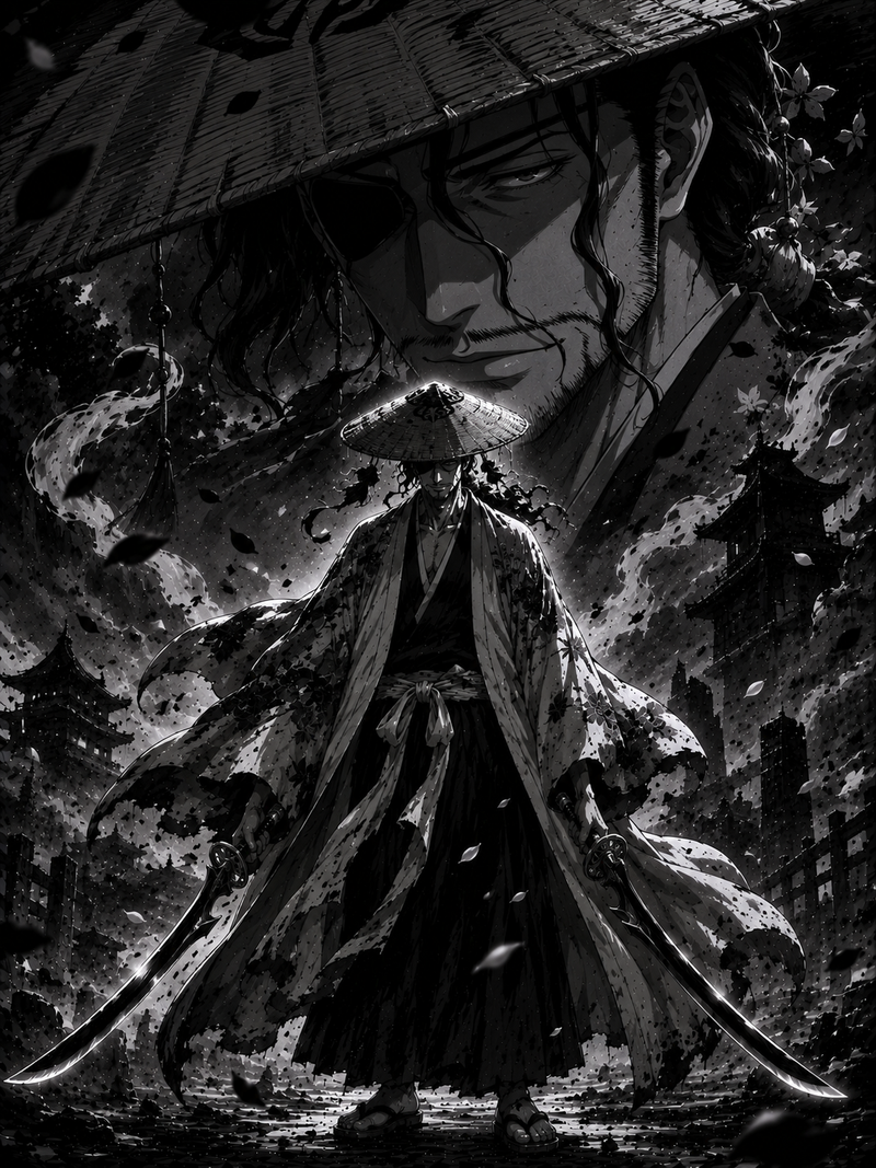 Shunsui Kyōraku | Bleach | DarkCollectionStudio