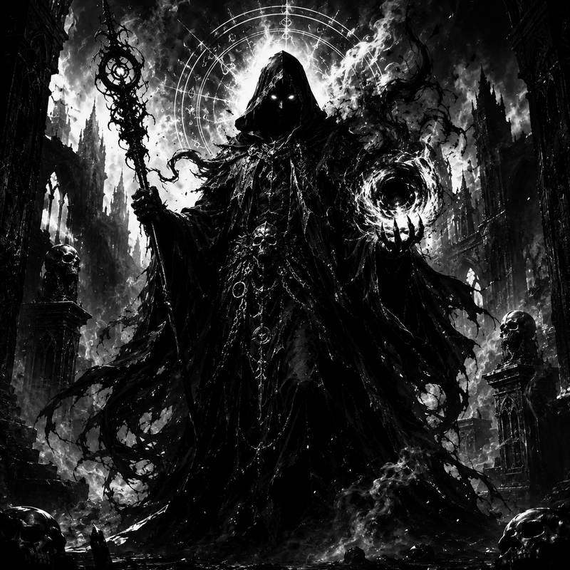 Sorcier Noir | Dark Fantasy | DarkCollectionStudio