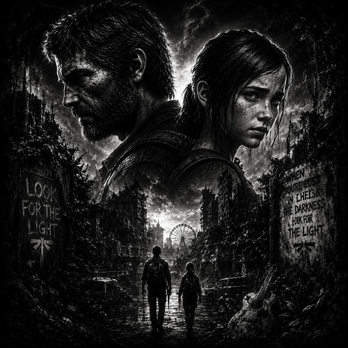 Joel et Ellie | The Last of Us | DarkCollectionStudio